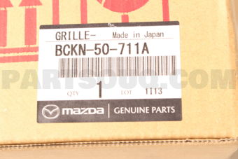 Mazda BCKN50711A GRILLE,RADIATOR