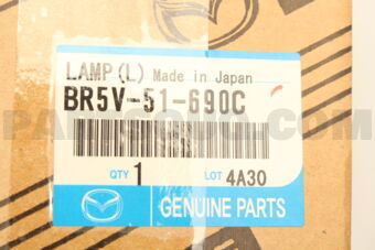 Mazda BR5V51690C LAMP(L),F.FOG