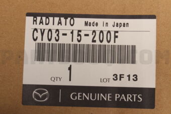 Mazda CY0315200F RADIATOR