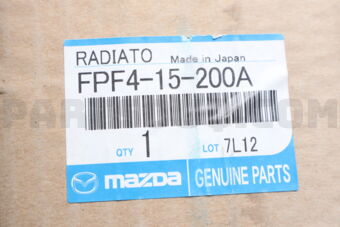 Mazda FPF415200A RADIATOR