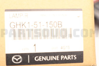 Mazda GHK151150B LAMP(R),RR COMB
