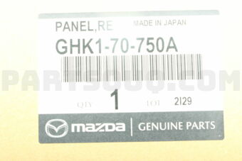 Mazda GHK170750A PANEL,REAR END