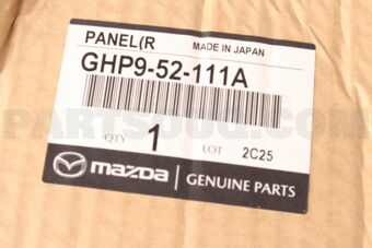 Mazda GHP952111A PANEL(R),FENDER-FRT