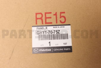Mazda GHY17075Z PANEL,REAR END