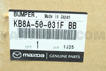 Mazda KB8A50031FBB BUMPER,FRONT
