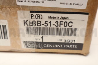 Mazda KB8B513F0C LAMP(R),TRUNK LID