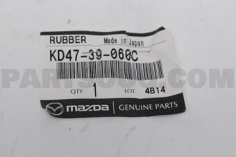 Mazda KD4739060C RUBBER NO.3,ENG.MTG