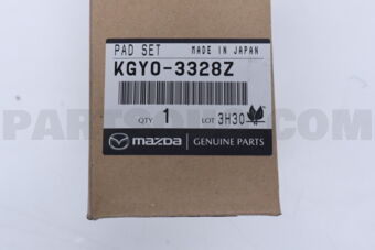 Mazda KGY03328Z PAD SUB SET,FRT CALI