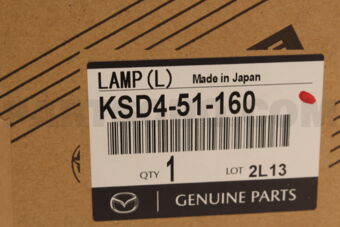 Mazda KSD451160 LAMP(L),RR COMB