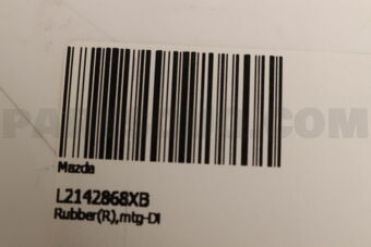 Mazda L2142868XB Rubber(R),mtg-Di