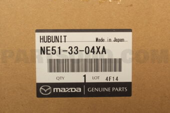 Mazda NE513304XA HUB,WHEEL
