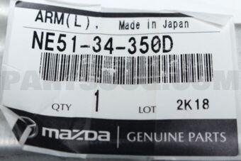 Mazda NE5134350D ARM(L),LOWER