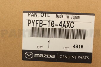 Mazda PYFB104AXC PAN,OIL