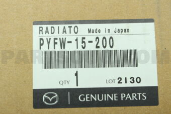 Mazda PYFW15200 RADIATOR
