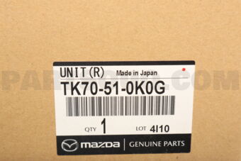 Mazda TK70510K0G UNIT(R),HEAD LAMP