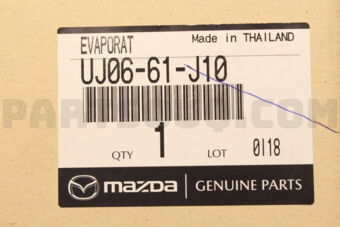 Mazda UJ0661J10 EVAPORATOR