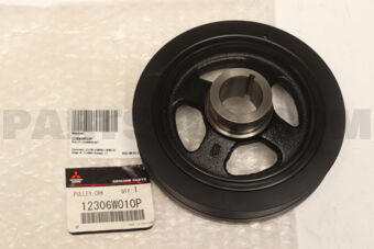 Mitsubishi 12306W010P PULLEY,CRANKSHAFT
