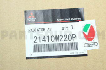 Mitsubishi 21410W220P RADIATOR ASSY