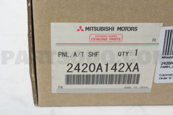 Mitsubishi 2420A142XA PANEL,A/T SHIFT INDICATOR