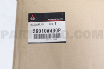 Mitsubishi 26010W490P HEADLAMP ASSY,RH
