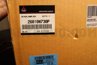 Mitsubishi 26010W730P HEADLAMP ASSY,RH
