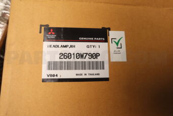 Mitsubishi 26010W790P HEADLAMP ASSY,RH