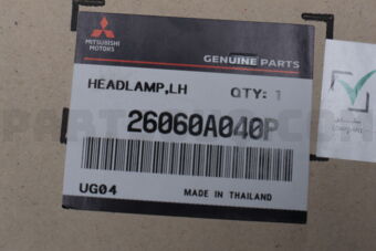 Mitsubishi 26060A040P HEADLAMP ASSY,LH