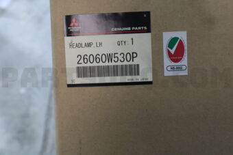 Mitsubishi 26060W530P HEADLAMP ASSY,LH