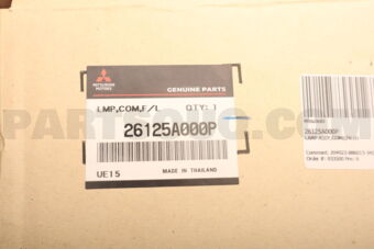 Mitsubishi 26125A000P LAMP ASSY,COMB,FR LH