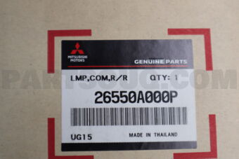 Mitsubishi 26550A000P LAMP ASSY,COMB,RR RH