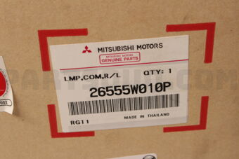 Mitsubishi 26555W010P LAMP ASSY,COMB,RR LH