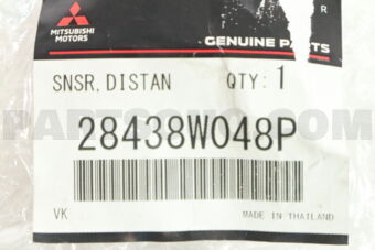 Mitsubishi 28438W048P SENSOR,FWD DISTANCE WARNIN
