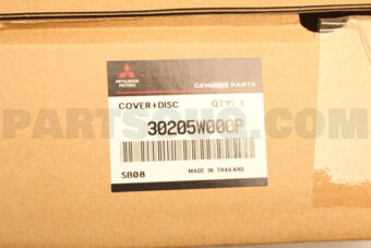 Mitsubishi 30205W000P COVER & DISC,CLUTCH