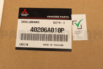 Mitsubishi 40206A010P DISC,FR BRAKE