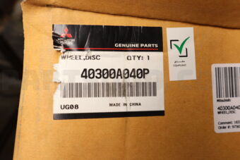 Mitsubishi 40300A040P WHEEL,DISC