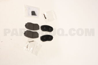 Mitsubishi 410A1A040P PAD SET,FR BRAKE