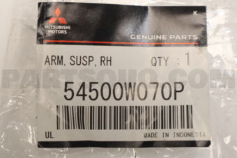 Mitsubishi 54500W070P ARM ASSY,FR SUSP,LWR RH