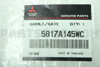Mitsubishi 5817A145WC GARNISH,TAILGATE,LWR