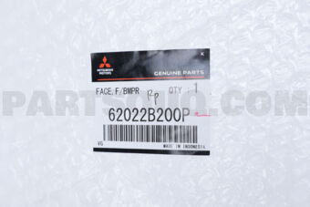 Mitsubishi 62022B200P FACE,FR BUMPER