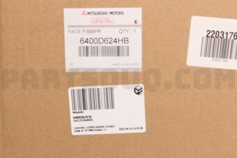 Mitsubishi 6400D624HB FACE,FR BUMPER