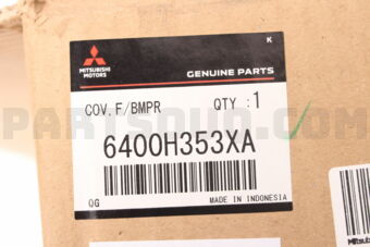Mitsubishi 6400H353XA COVER,FR BUMPER