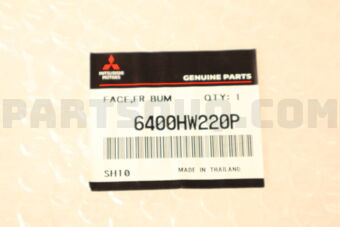 Mitsubishi 6400HW220P FACE,FR BUMPER