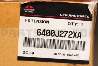Mitsubishi 6400J272XA EXTENSION,FR BUMPER