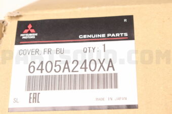 Mitsubishi 6405A240XA COVER,FR BUMPER