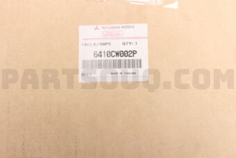 Mitsubishi 6410CW002P FACE,RR BUMPER