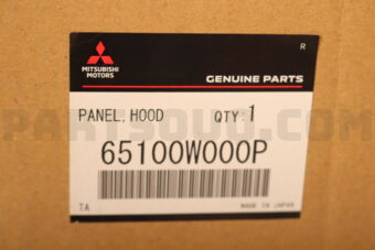 Mitsubishi 65100W000P HOOD