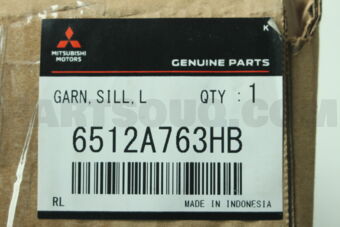Mitsubishi 6512A763HB GARNISH,SIDE SILL,LH