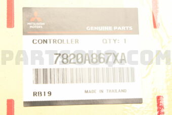 Mitsubishi 7820A867XA CONTROLLER ASSY,HEAT