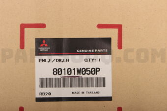 Mitsubishi 80101W050P PANEL ASSY,FR DOOR,LH