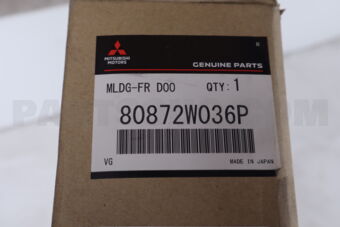 Mitsubishi 80872W036P GARNISH,FR DOOR,RH
